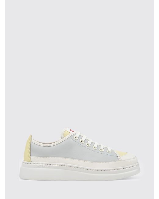 Camper White Twins Leather Sneakers
