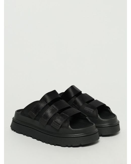 Ugg Black Heeled Sandals