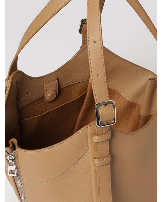 Loewe Natural Hammock Flip Leather Bag