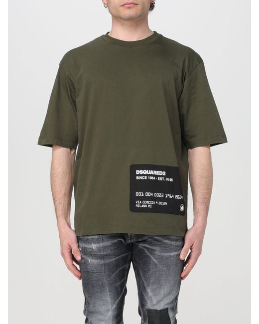DSquared² T-shirt in Green für Herren