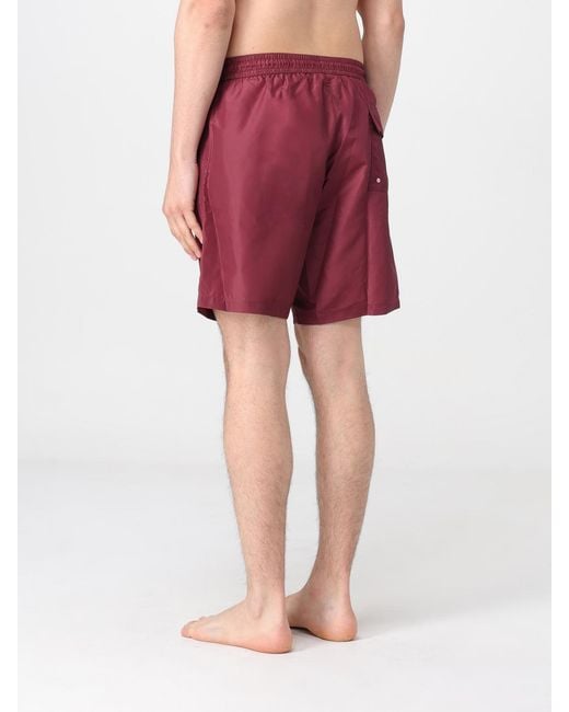 Kampos Red Polyester Swimsuit for men
