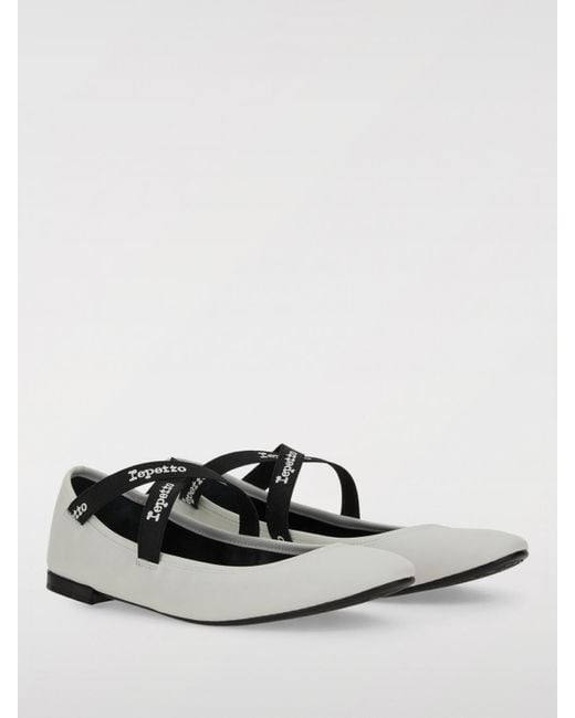 Repetto White Flat Shoes