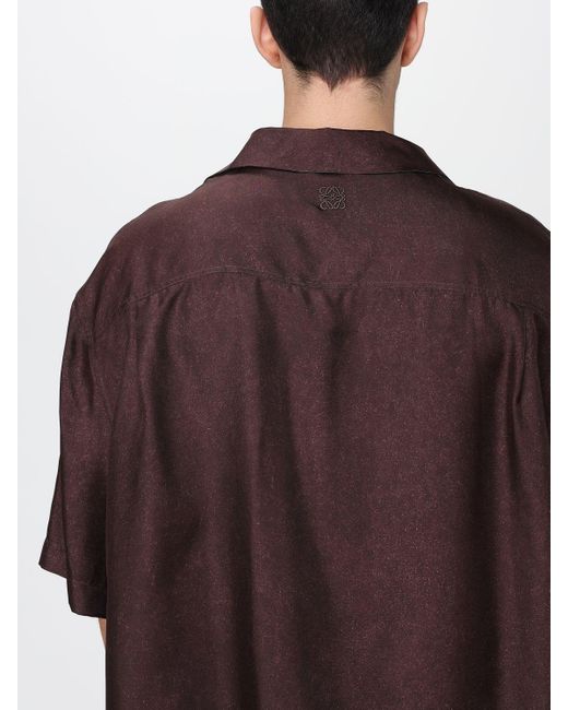Loewe Green Short Sleeve Shirt for men