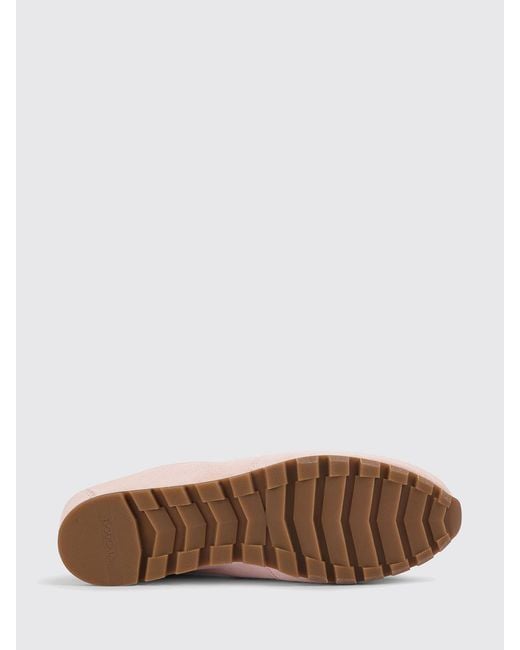 Doucal's Pink Suede Sneakers