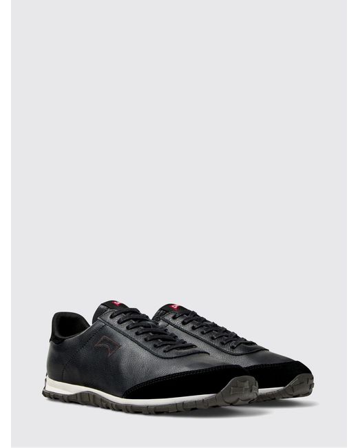 Camper Black Drift Walk Leather Sneakers for men