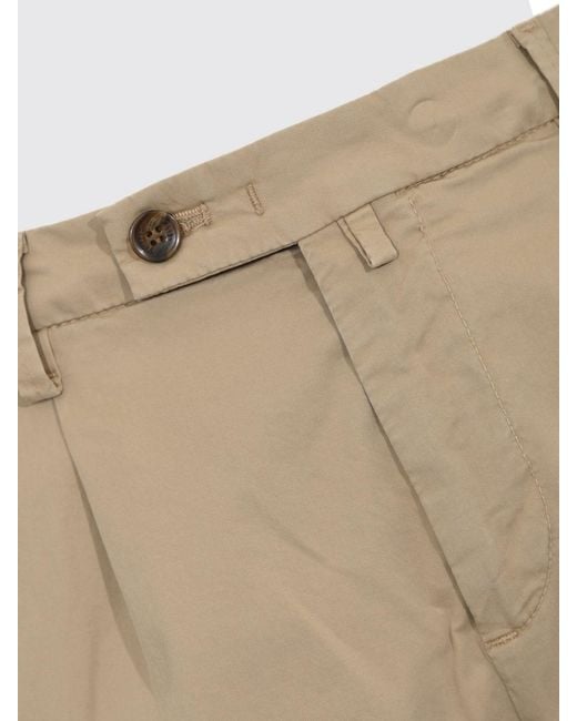 Briglia 1949 Natural Cotton Tailored Shorts for men