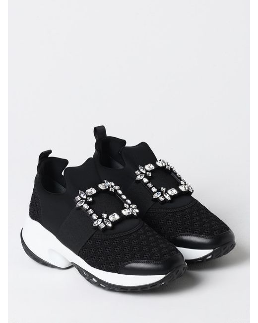 Roger Vivier White Viv' Run Sneakers By