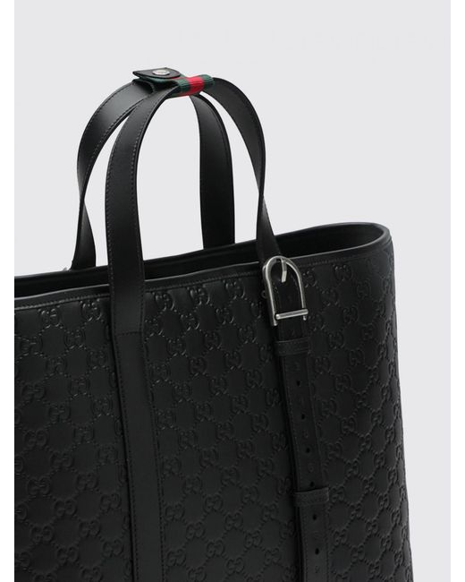 Gucci Black Gg Tote Handbag