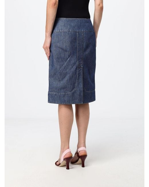 Fendi Blue Skirt