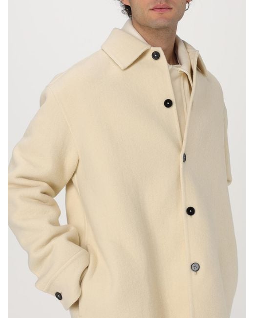 Jil Sander Natural Trench Coat for men