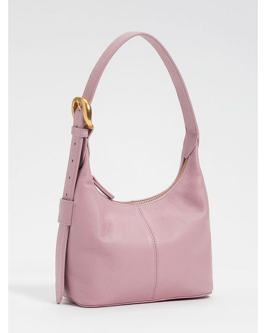 Twinset Pink Natural Grained Leather Bag