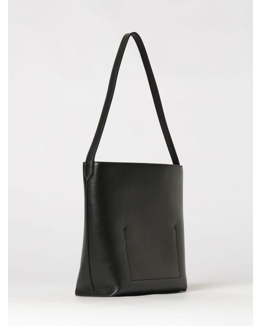 Coccinelle Black C-Me Lock Grained Leather Bag