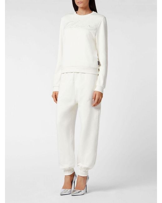 Philipp Plein White Sweatshirt