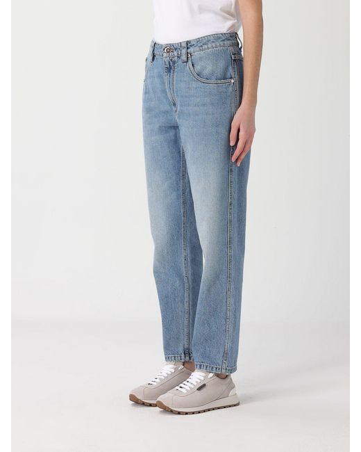 Brunello Cucinelli Blue Regular Fit Denim Jeans