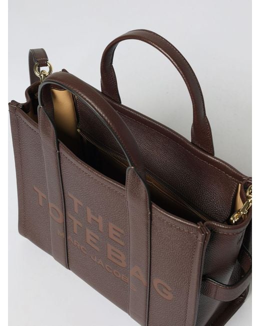 Marc Jacobs Brown The Tote Bag Medium Leather Bag
