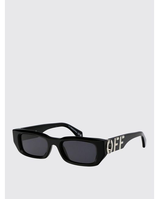 Off-White c/o Virgil Abloh Black Fillmore Acetate Sunglasses