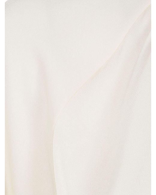 Filippa K White Satin Blouse