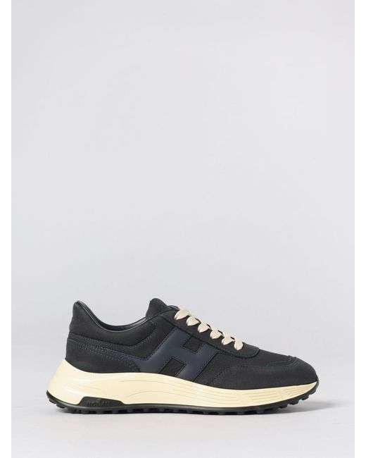 Hogan White Hyperlight Nubuck Sneakers for men
