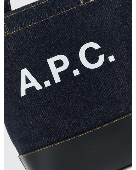 Borsa Uomo di A.P.C. in Blue da Uomo