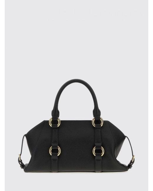 McQueen Black Farringdon Leather Bag