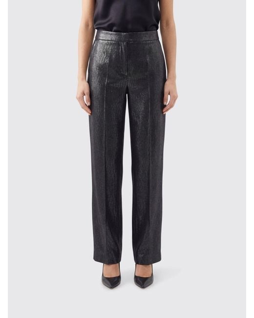 FEDERICA TOSI Black Lamé Trousers
