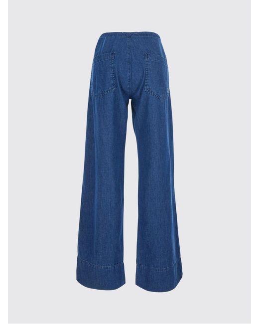 ICON DENIM Blue Wide Leg Jeans