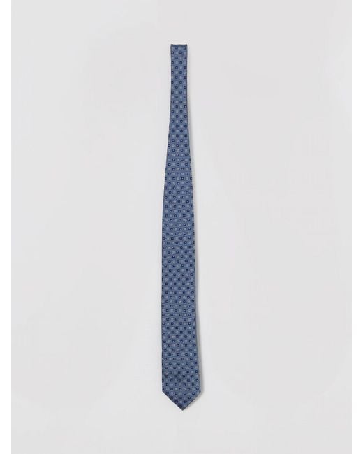 Zegna Blue Tie for men