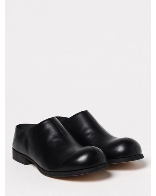 Moschino Couture Black Leather Loafers for men
