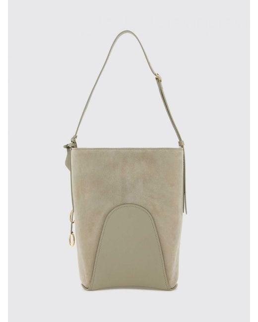 Alaïa White Hip Suede Bag