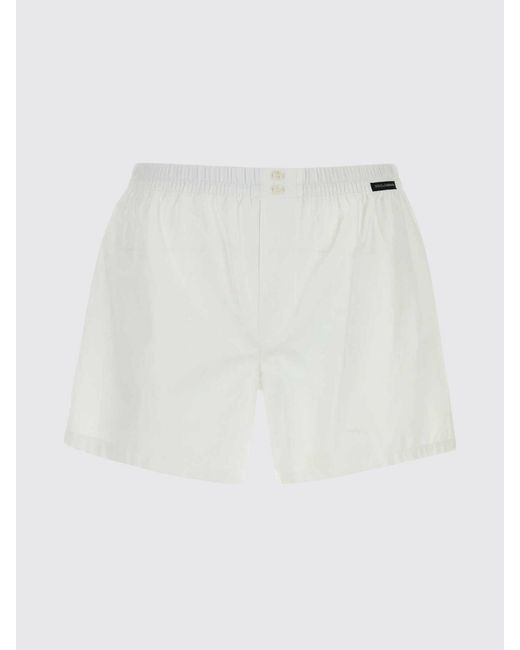 Dolce & Gabbana White Dolce &Amp Gabbana Cotton Boxers for men