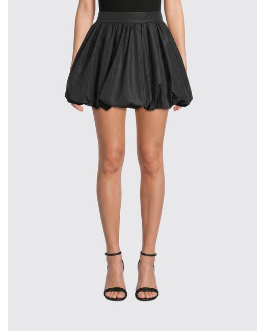 Patou Black Polyester Balloon Skirt