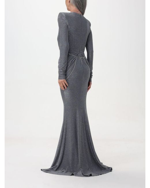 Vestido Elisabetta Franchi de color Gray