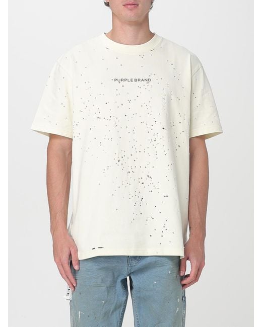 T-Shirt Homme Brand Purple pour homme en coloris White