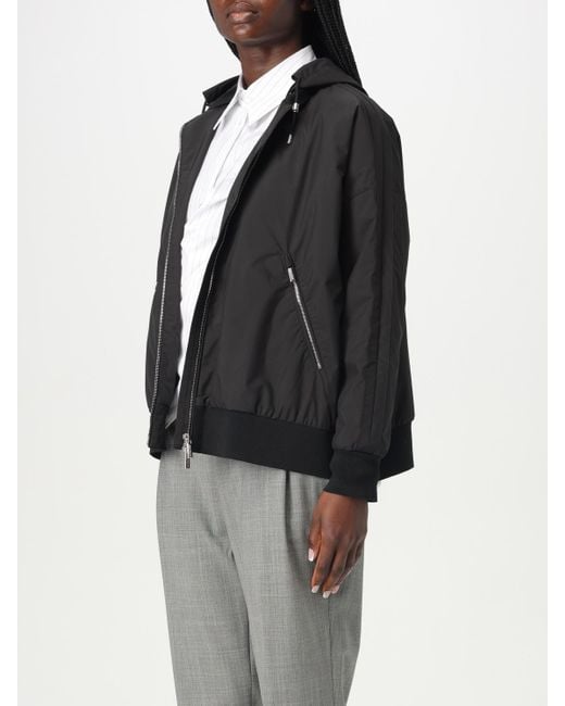 Moorer Black Nylon Jacket With Hood