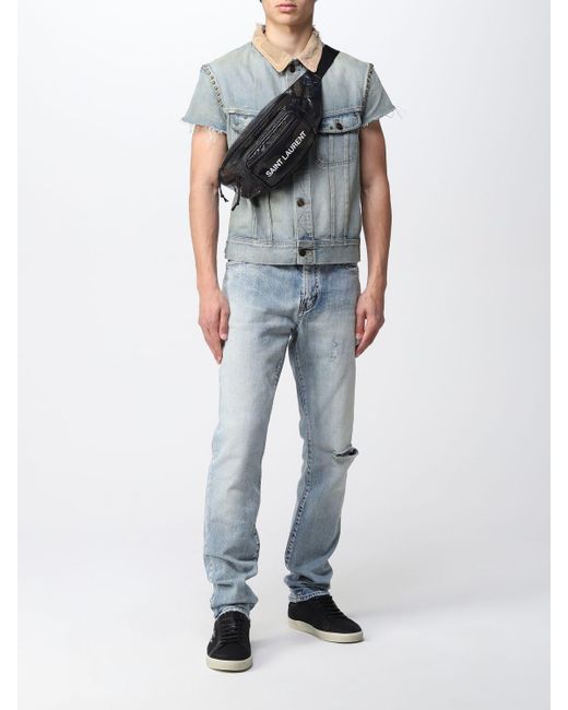Saint Laurent Nuxx Camouflage Printed 