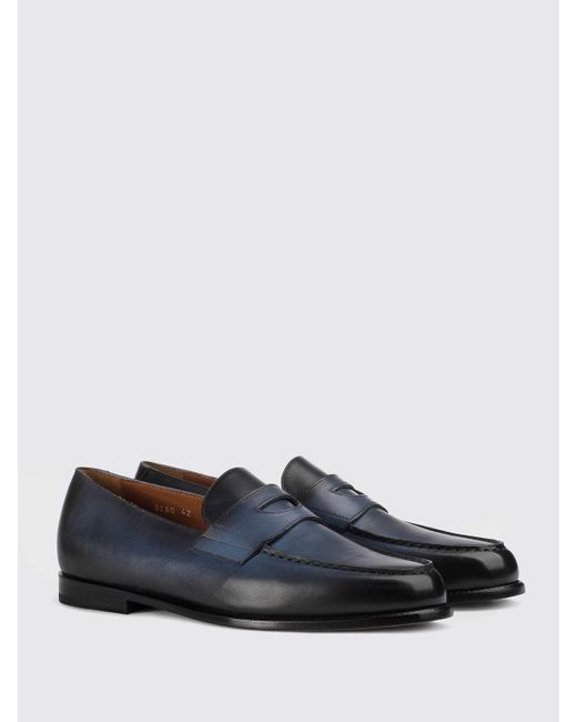 Doucal's Blue Loafers for men