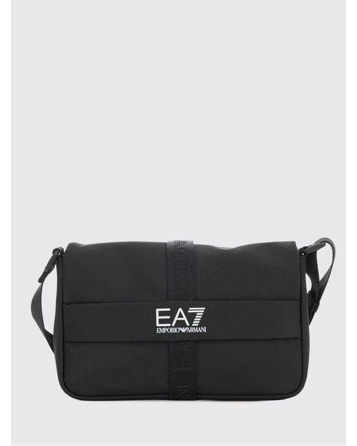 EA7 Black Polyester Bag