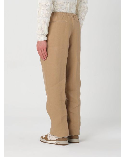Fendi Natural Trousers for men