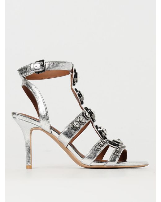 Sandalias Octavia con tacón de 85 mm Kurt Geiger de color Metallic
