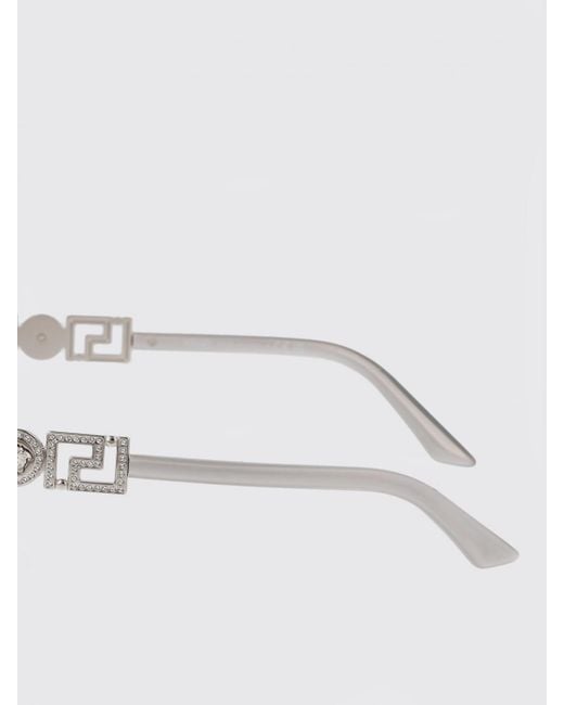 Versace White Eye Protection Fashionable Accessory