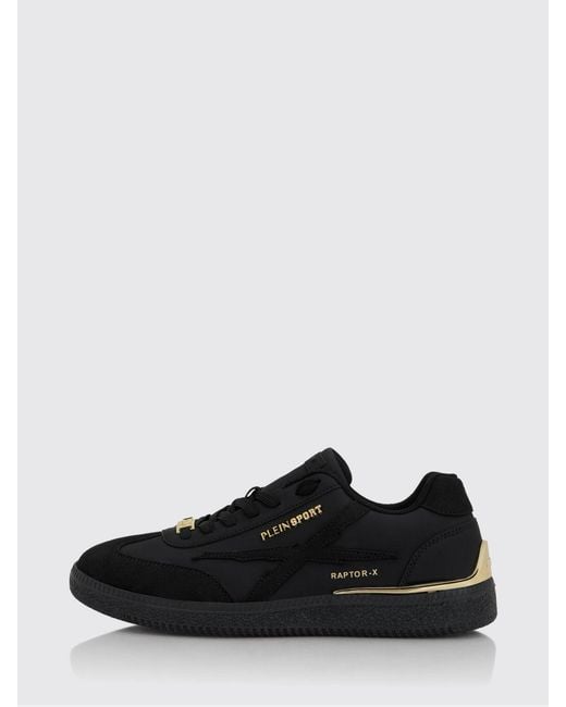 Philipp Plein Black Raptor-X Leather Sneakers for men