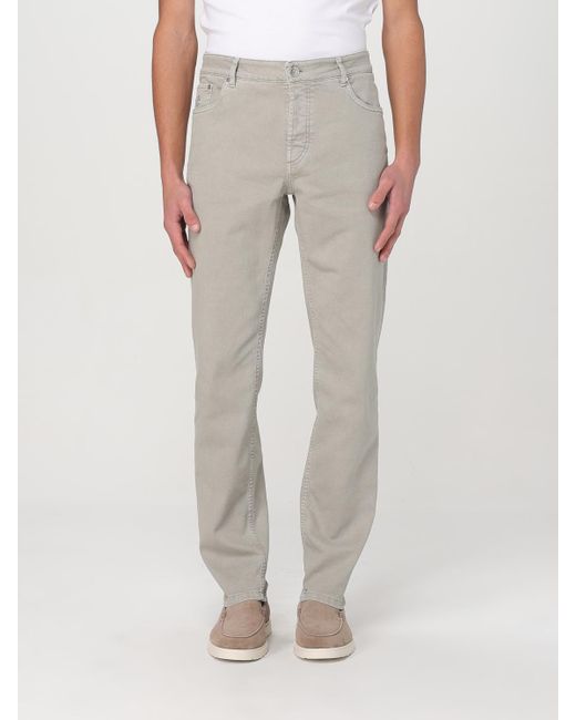 Brunello Cucinelli Hose Herren in Gray für Herren