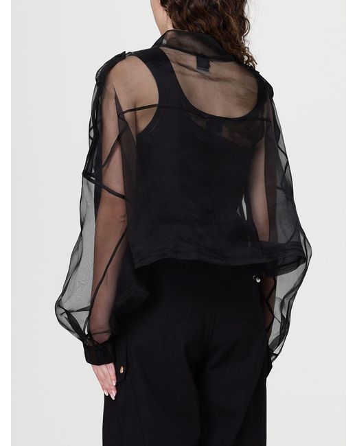 Pinko Black Organza Jacket