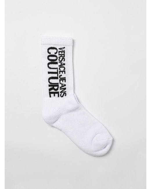 Versace Jeans Couture White Socks