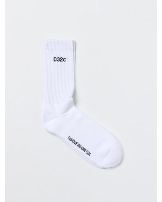 032c White Socks for men