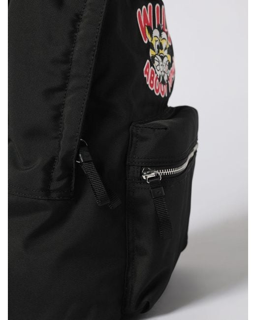 KENZO Black Wild About You Tiger Backpack for men
