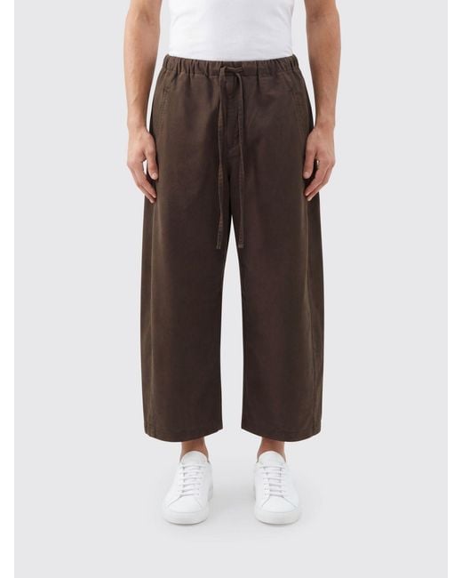Entire studios Brown Cotton Wide Leg Trousers for men