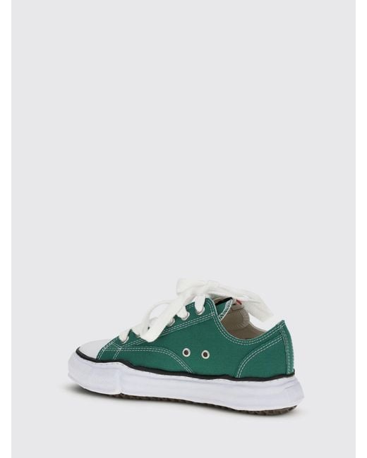Maison Mihara Yasuhiro Green Peterson Cotton Canvas Sneakers for men