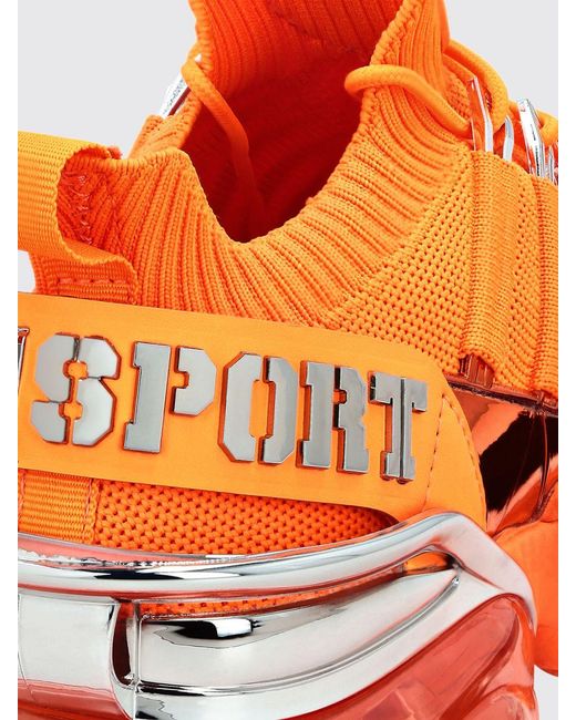 Philipp Plein Orange Sneakers for men