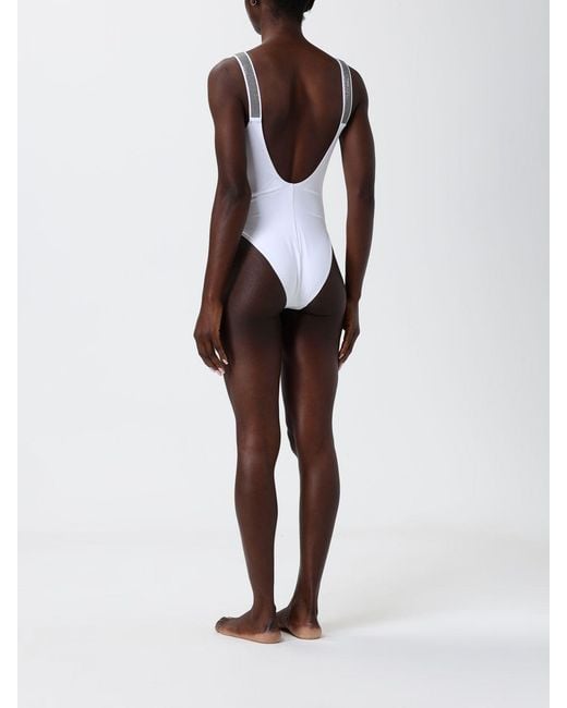 Brunello Cucinelli White One-Piece Swimsuit